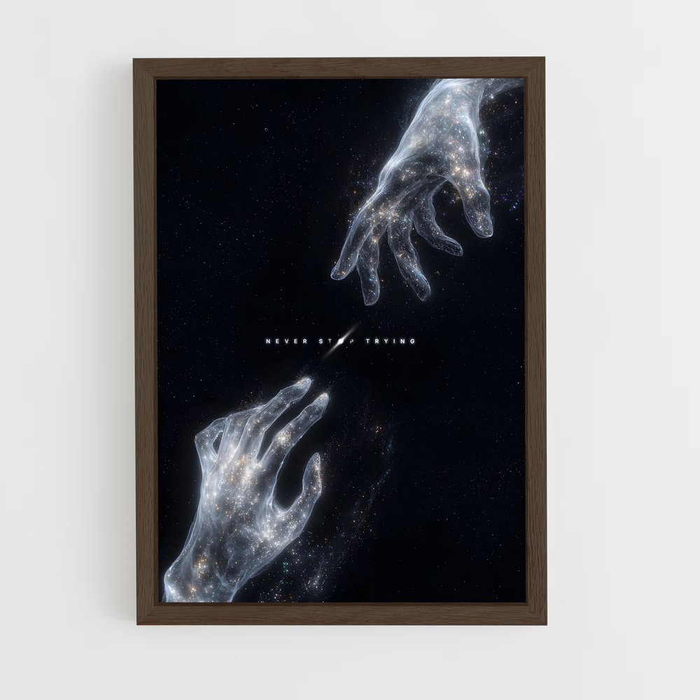 Poster Connexion Cosmique – affiche Art spatial (vue 5)